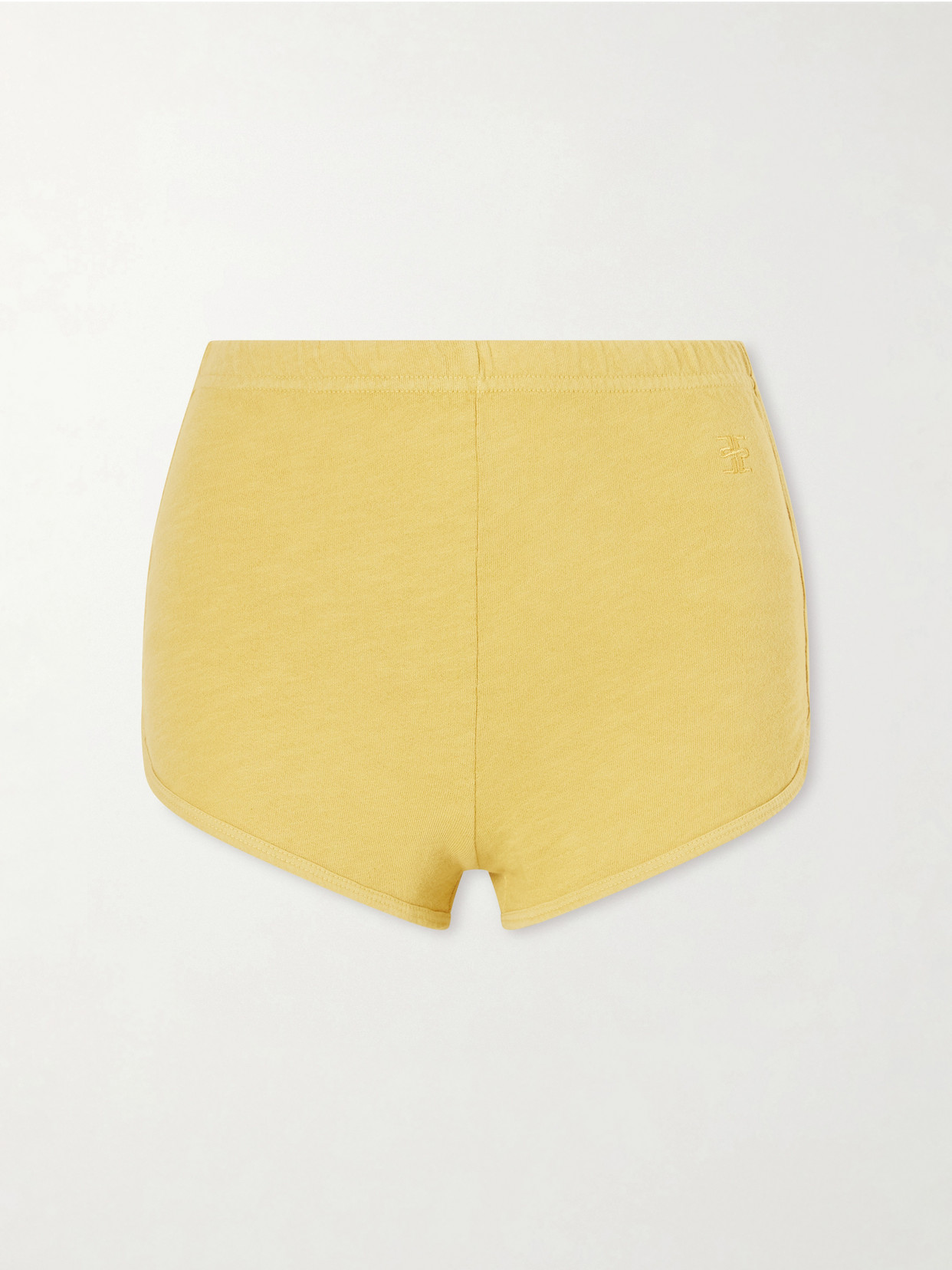 Éterne Cotton-jersey Shorts In Yellow