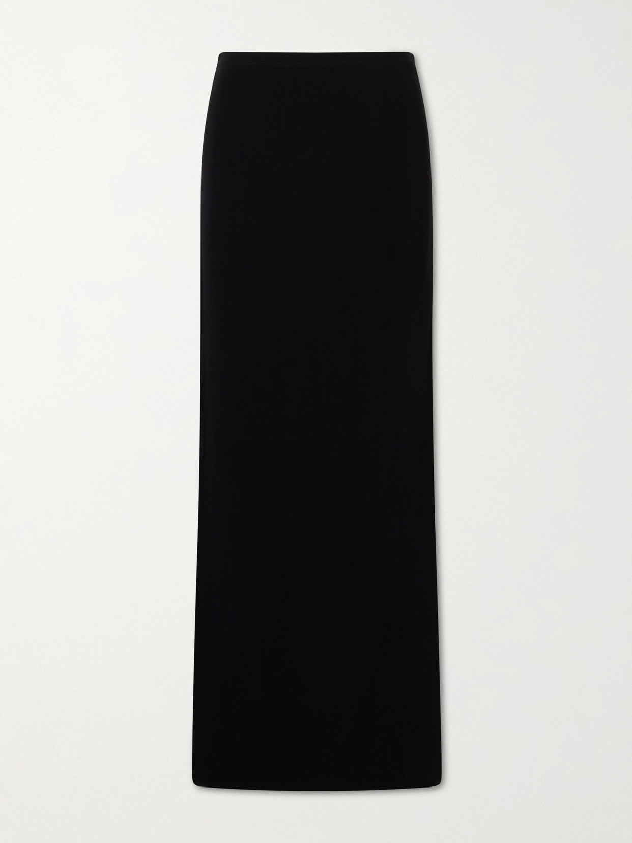 Éterne Emma Stretch-jersey Midi Skirt In Black