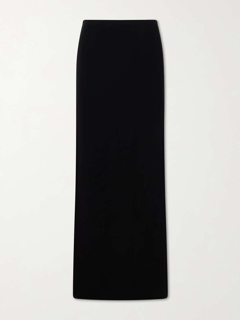 ÉTERNE Emma Matte Jersey Midi Skirt