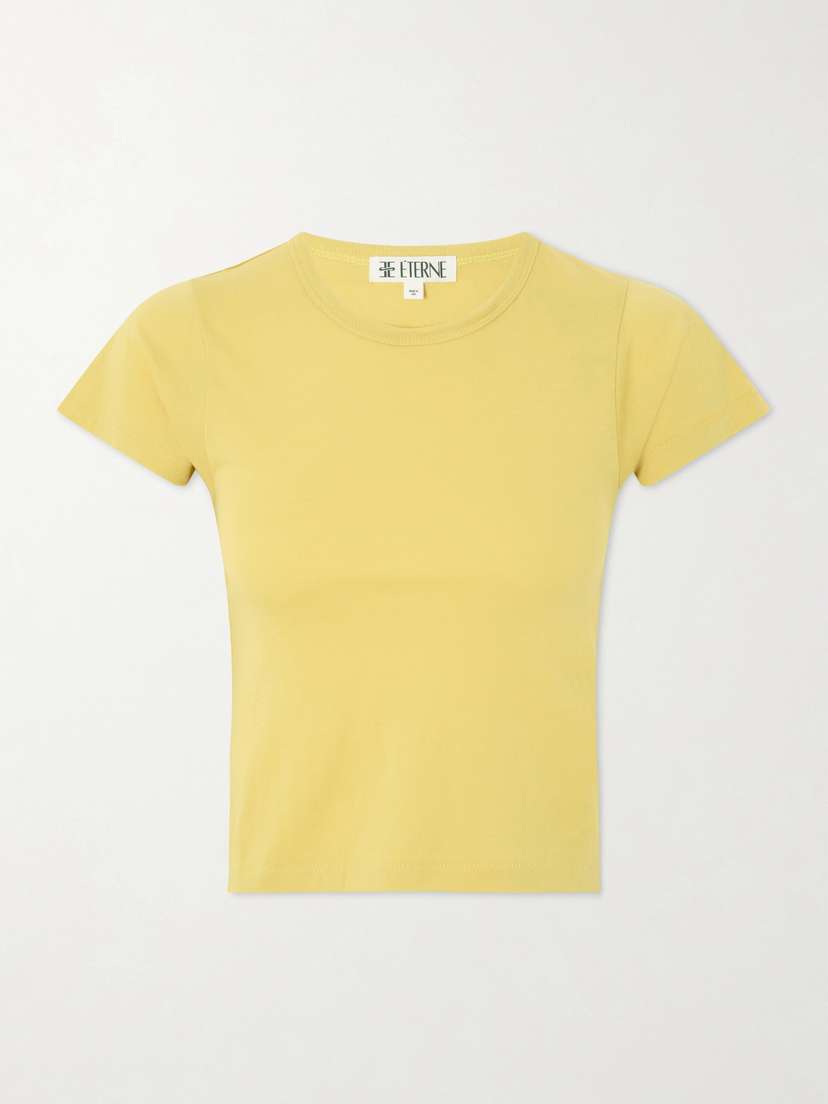 ÉTERNE Cotton And Modal-blend T-shirt