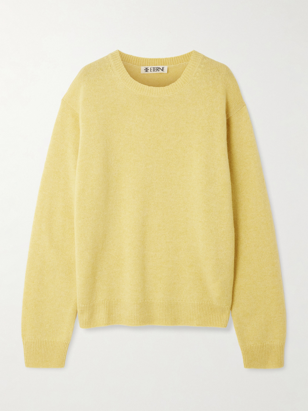 Éterne James Cashmere Sweater In Yellow