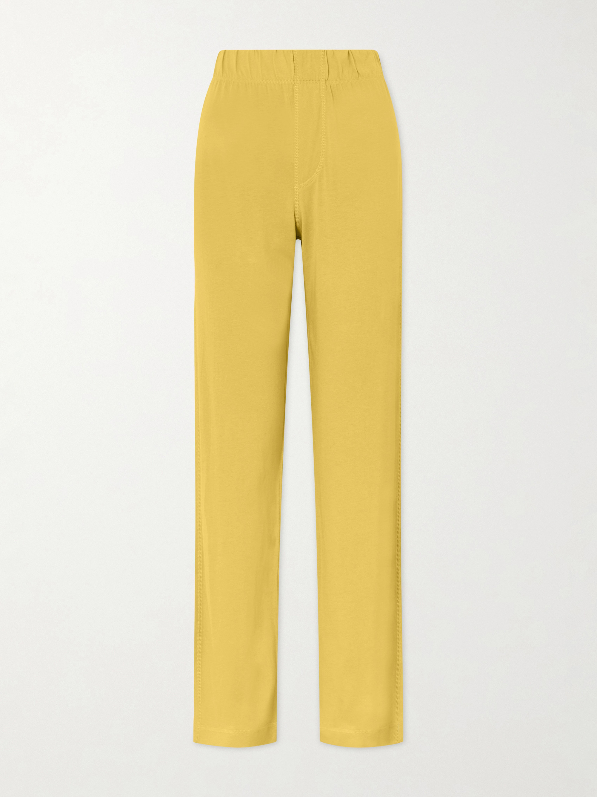 ÉTERNE Lounge cotton and modal-blend jersey straight-leg pants