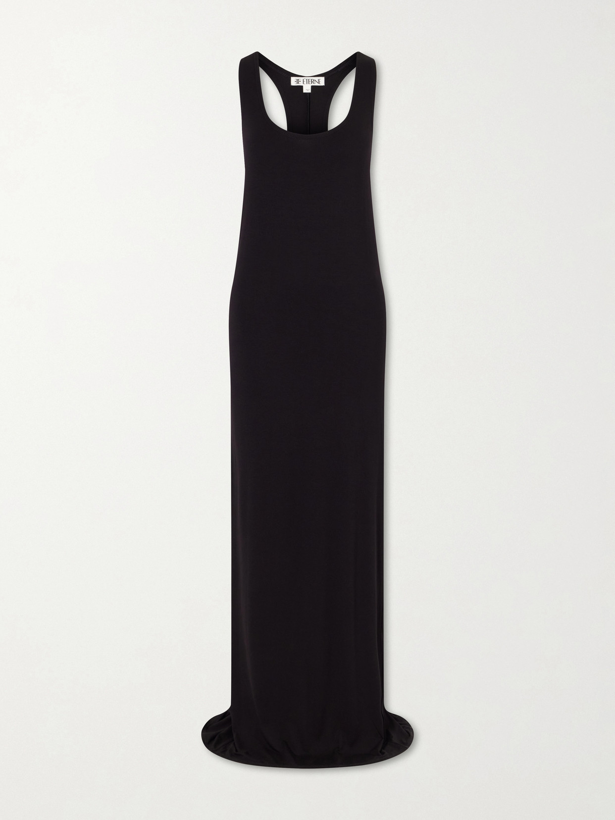Éterne Hedi Modal-blend Maxi Dress In Black