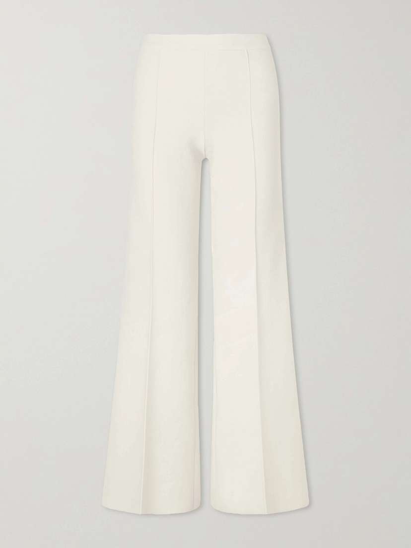 HIGH SPORT Willa Stretch Cotton-blend Wide-leg Pants