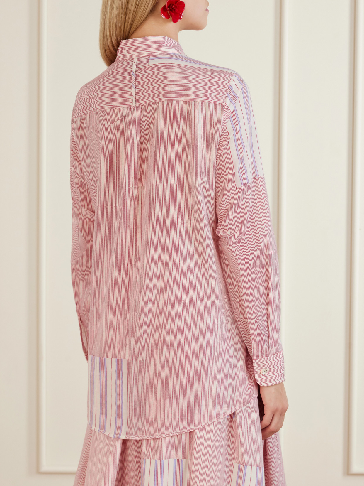 Baptiste Striped Cotton-Voile Shirt