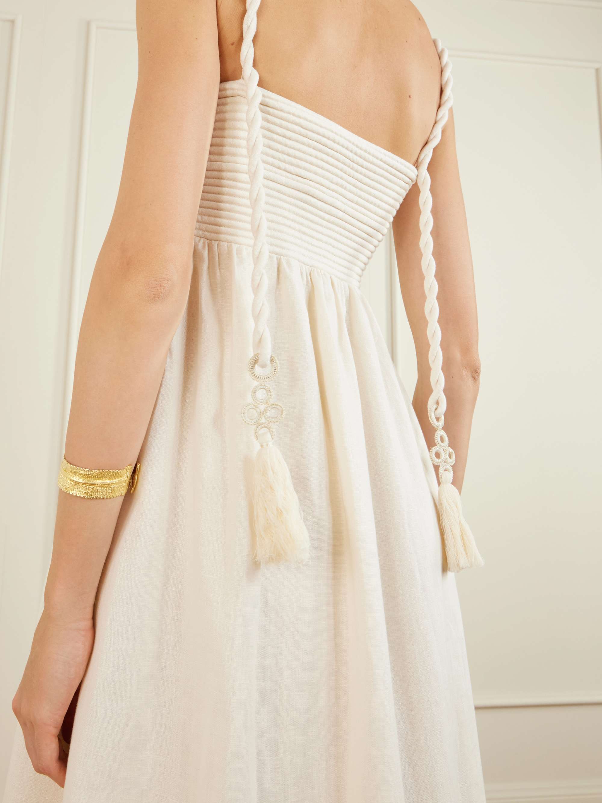 open lace back dress Morad Floral Pleated Midi Dress  Lucindas on-line