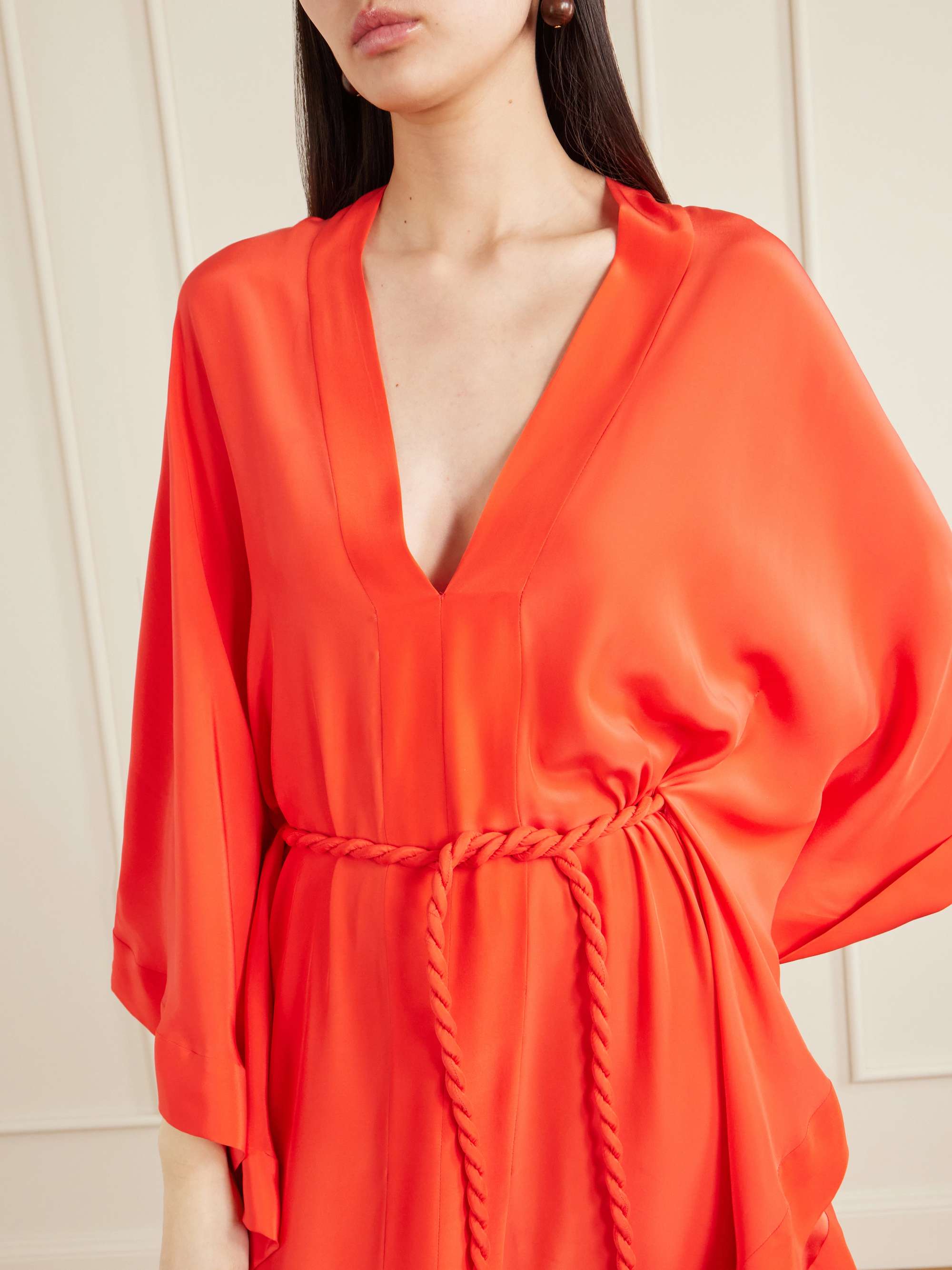 asos orange kimono dress ASOS (USA)