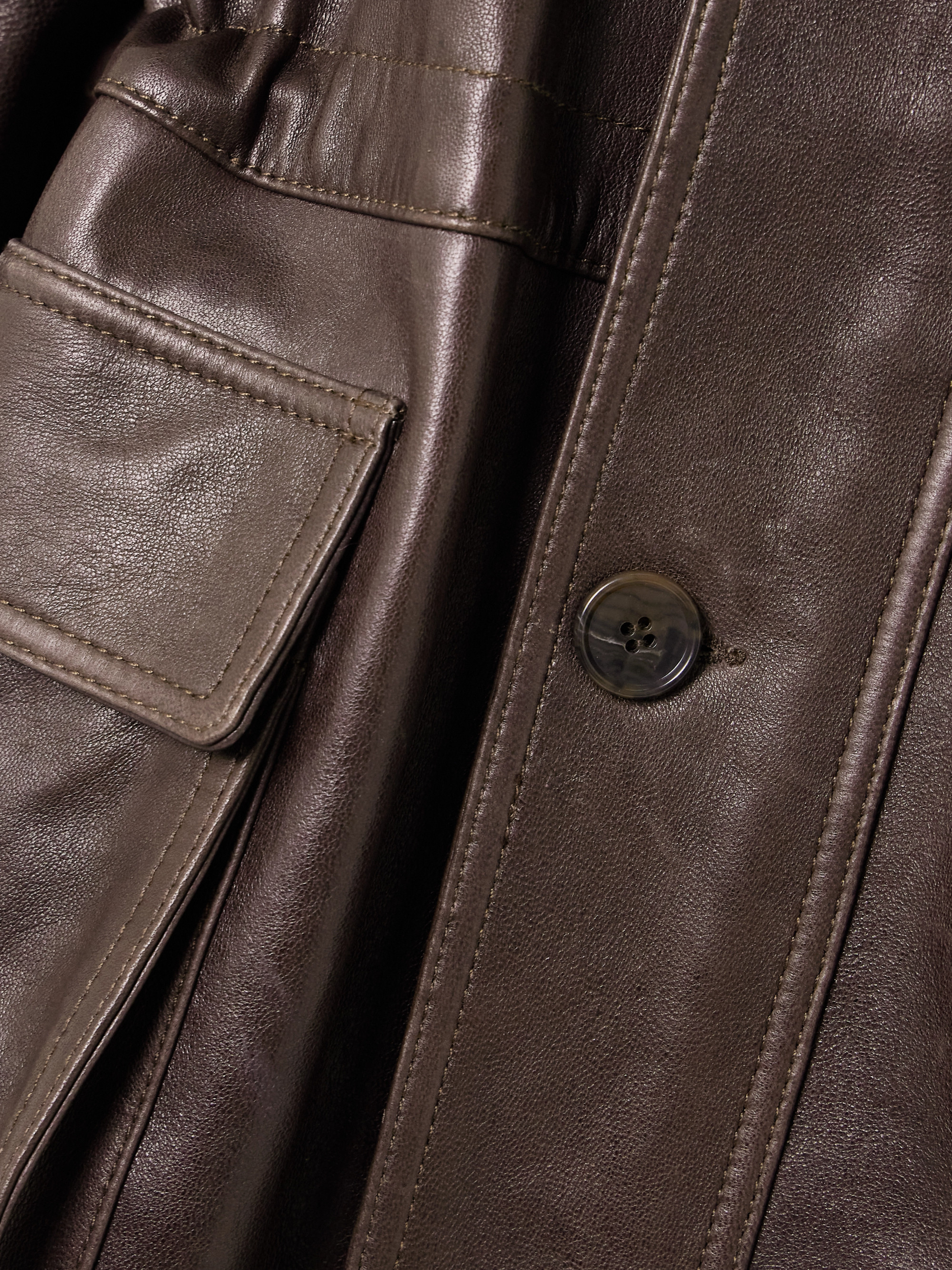 ARMA Maeve leather jacket thumbnail