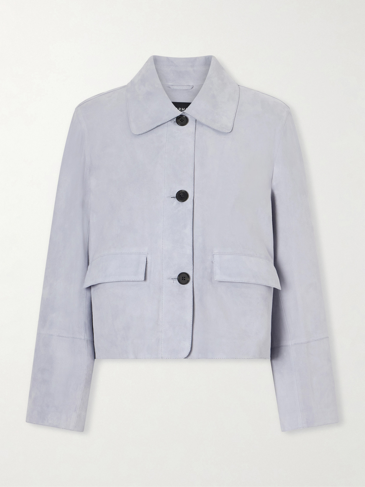 Arma Fem Suede Jacket In Blue