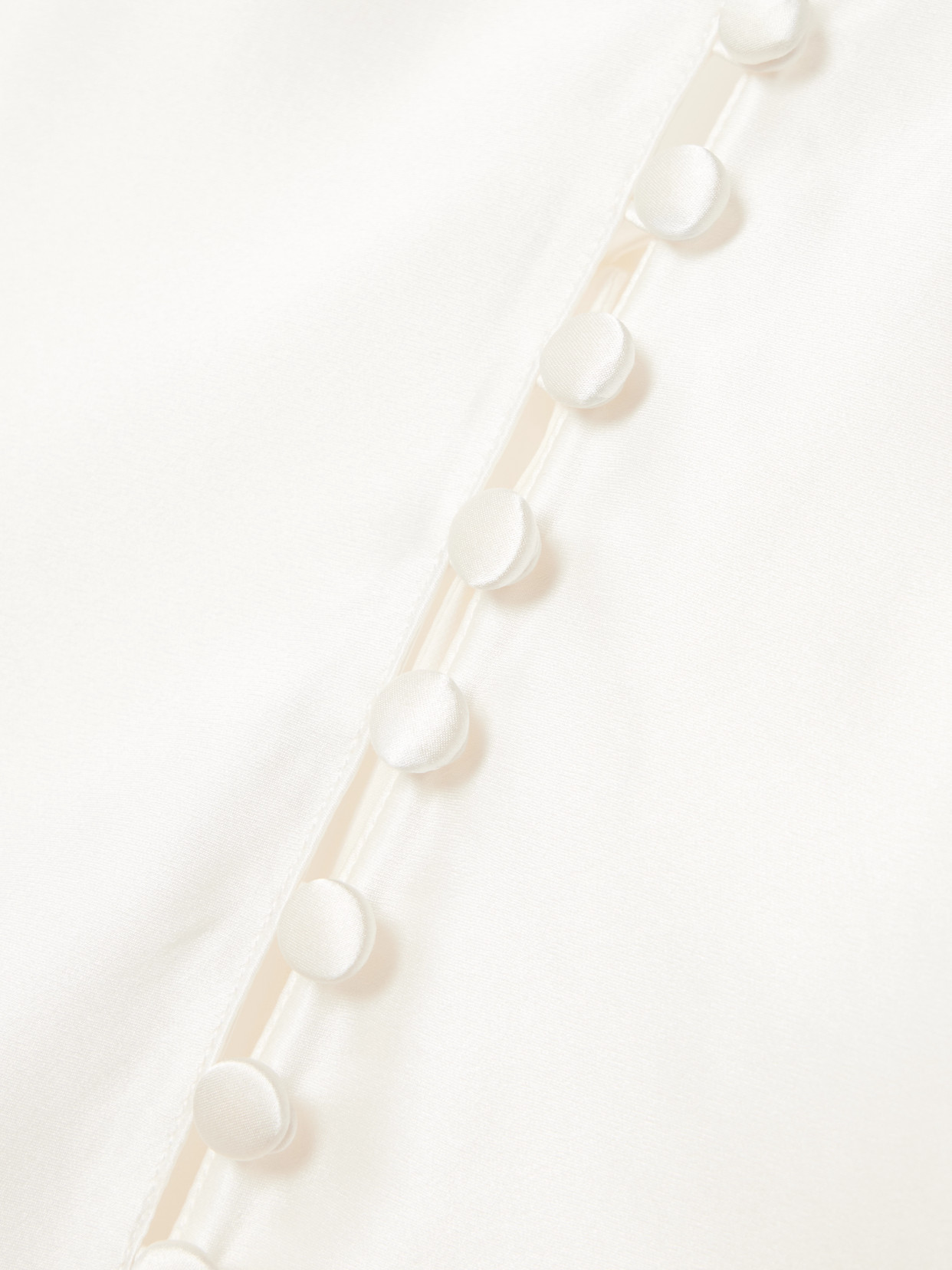 Olivia Von Halle Blair Ivory Camisole Set In White