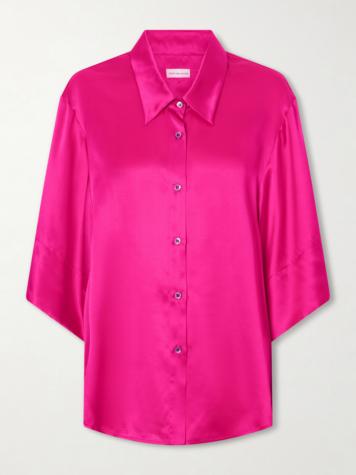 Clea Silk-Satin Blouse