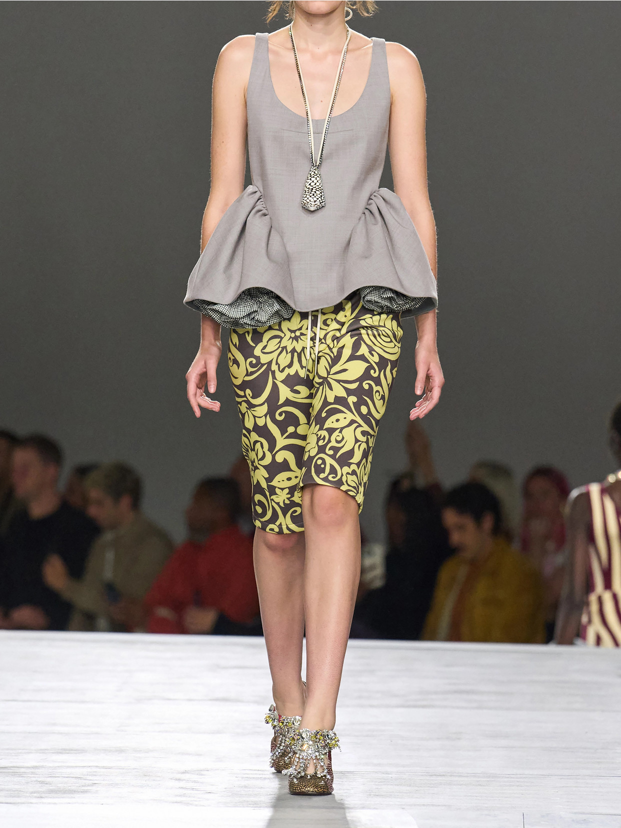 Caylo Crepe Peplum Top