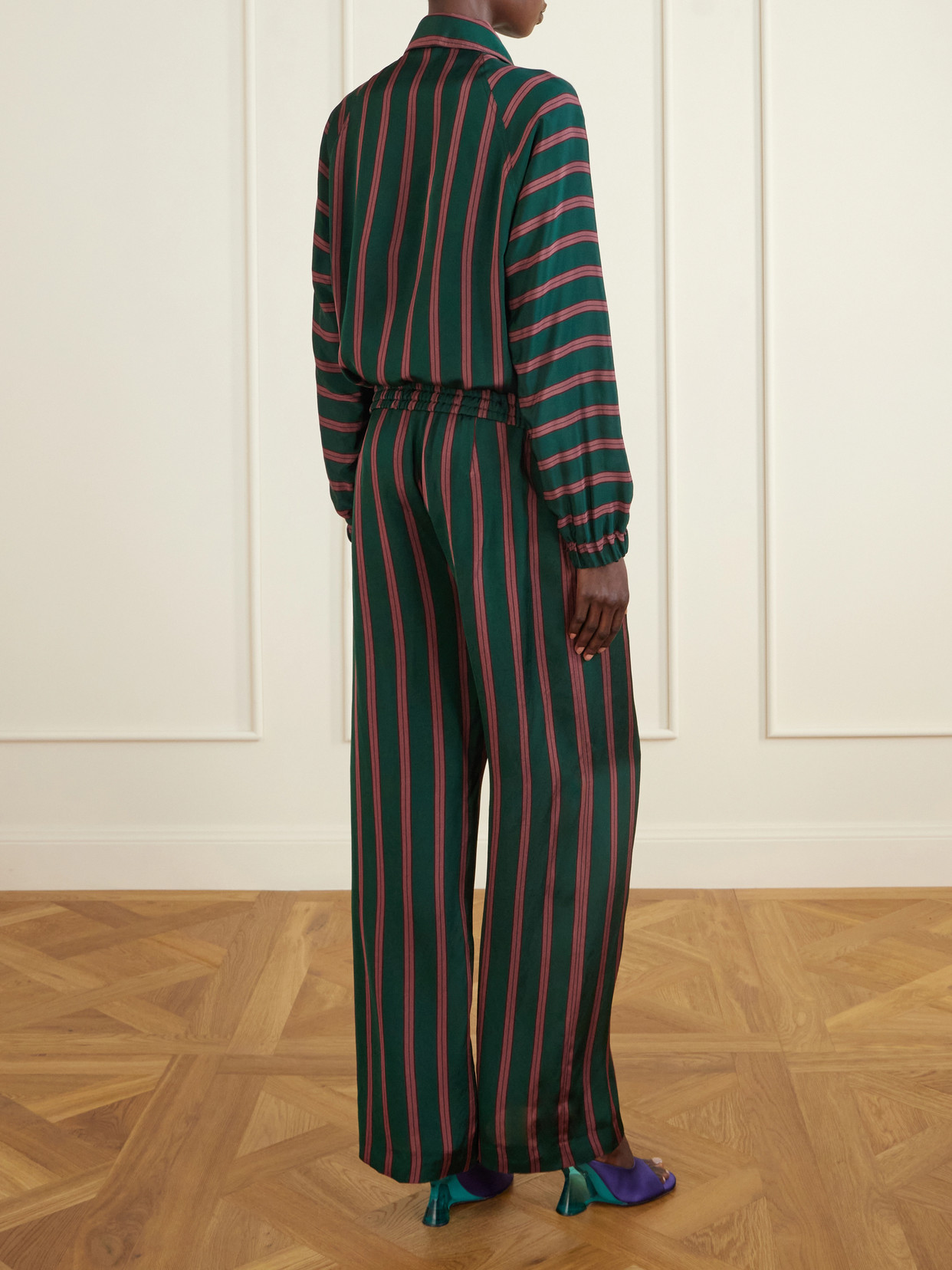 Vinnia Striped Jersey Jacket