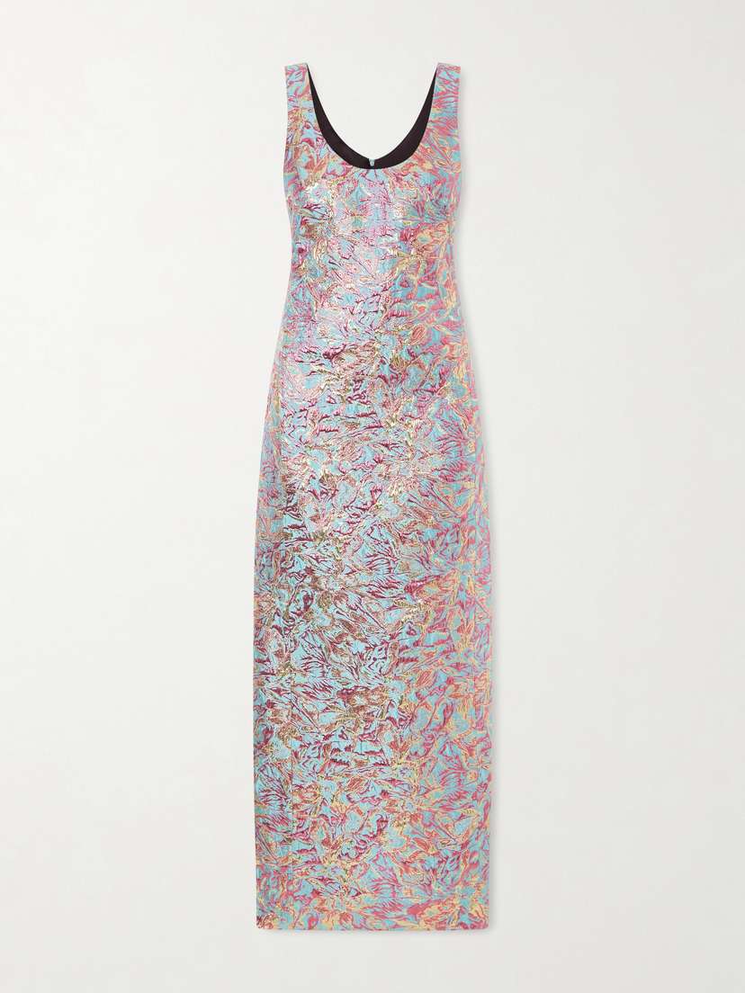 Dries Van Noten Brocade Maxi Dress