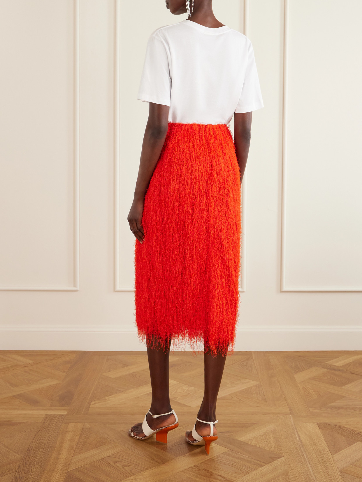 Fringed Midi