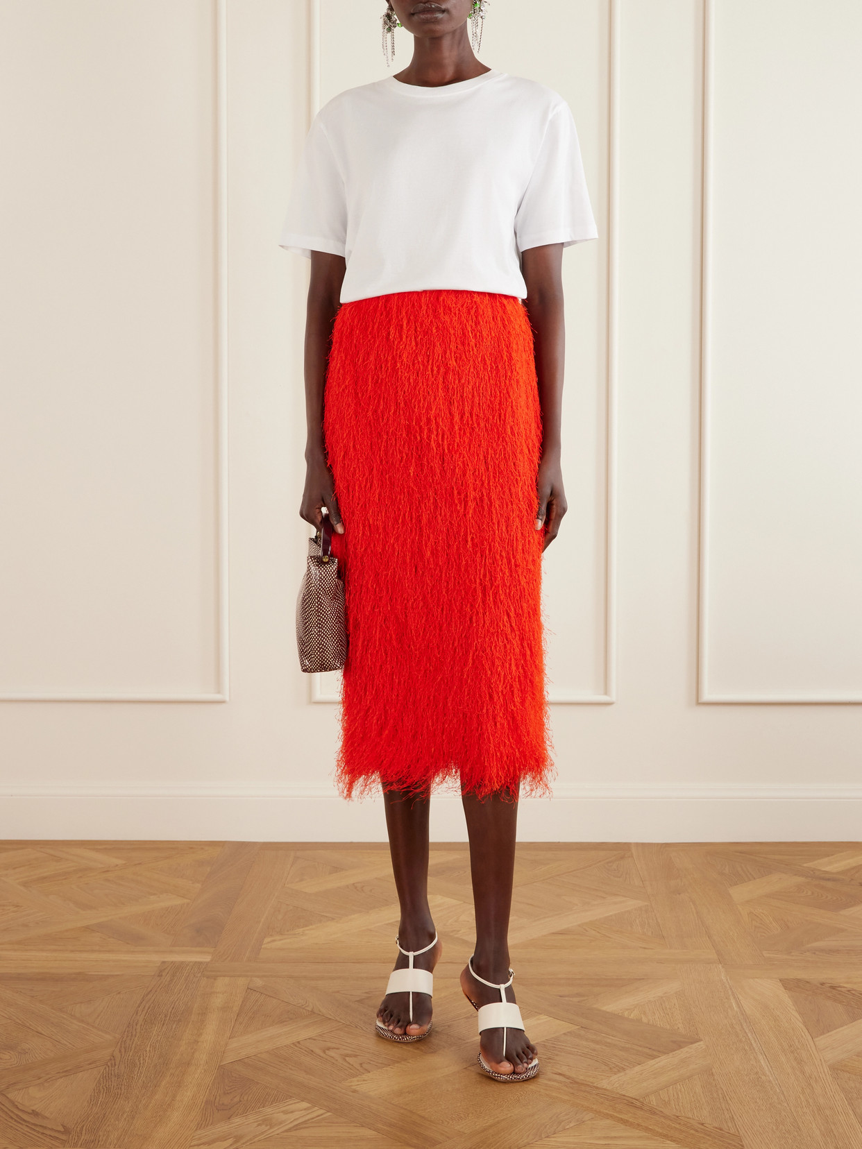 Fringed Midi