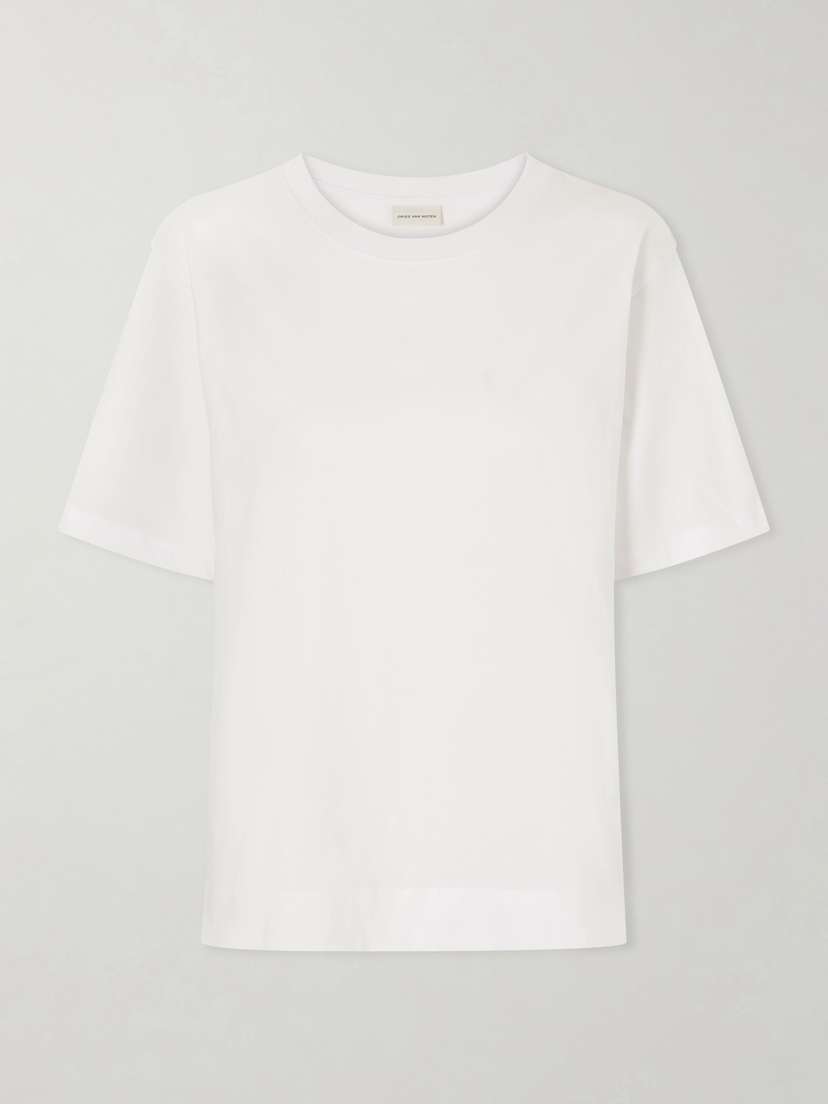Dries Van Noten Heydu Stretch-cotton Jersey T-shirt