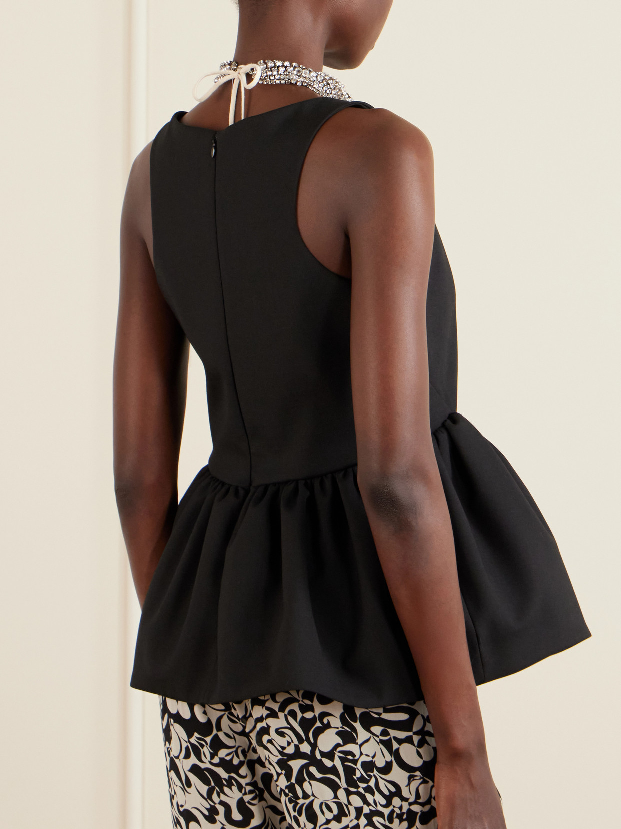 Caylo Crepe Peplum Top