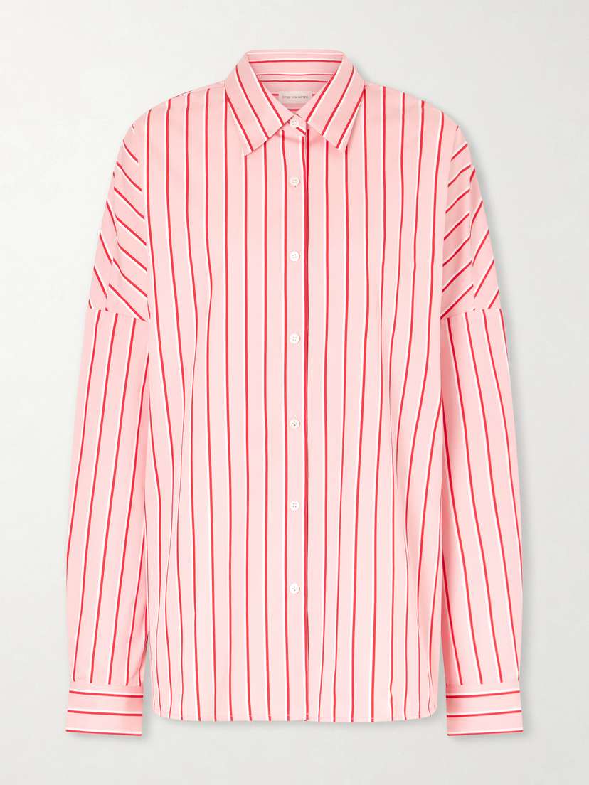 Dries Van Noten Casia Striped Cotton-poplin Shirt