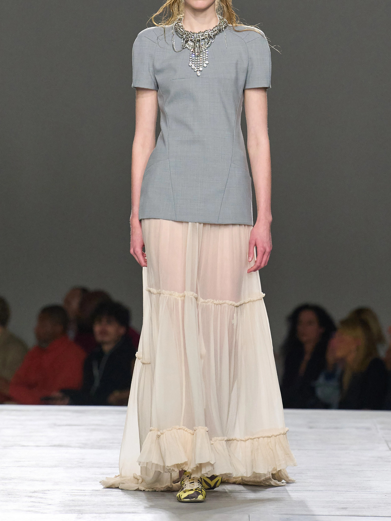Sunia Asymmetric Silk-Crepon Maxi