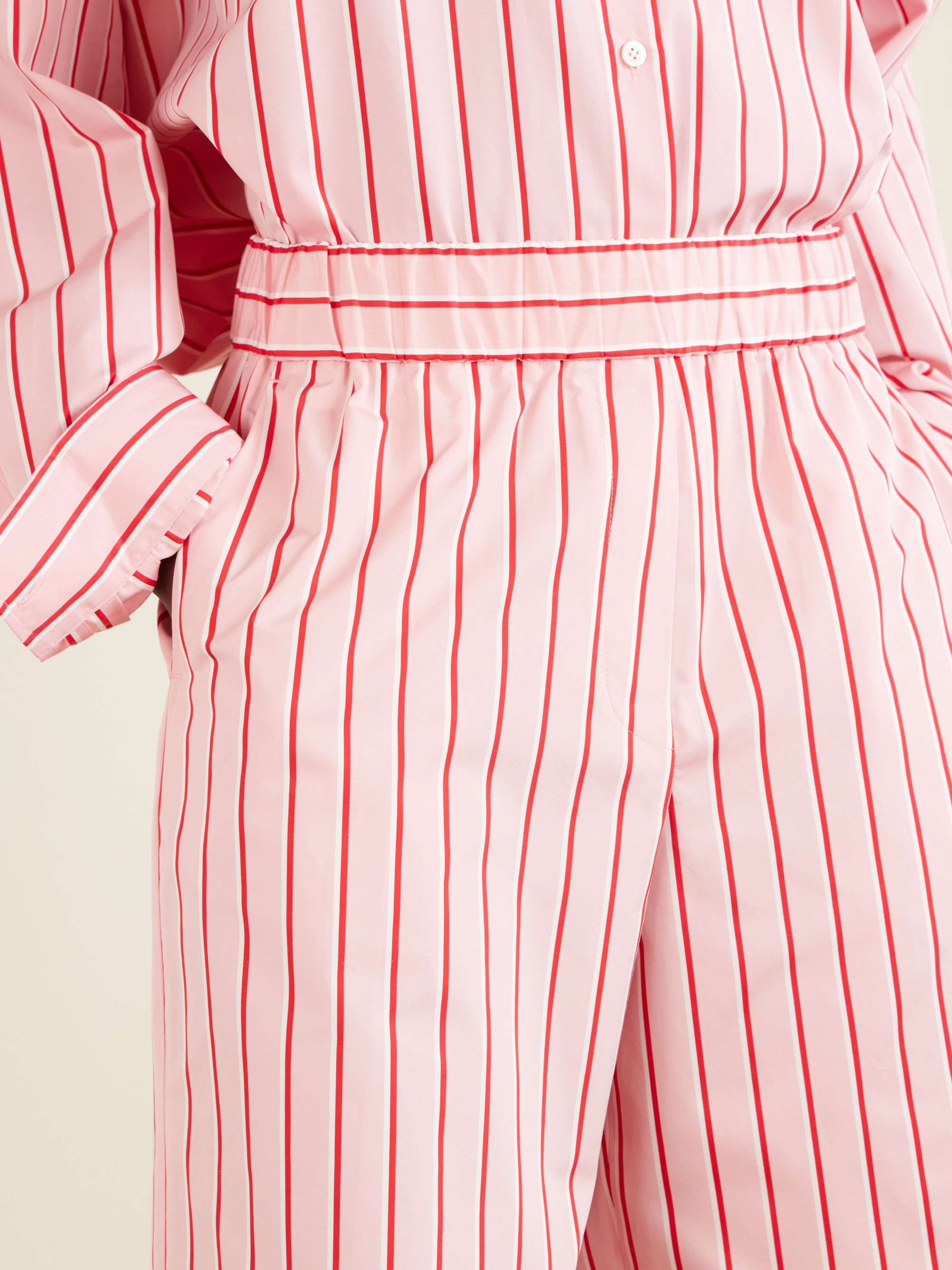 DRIES VAN NOTEN Pomy Bis striped cotton shorts | NET-A-PORTER