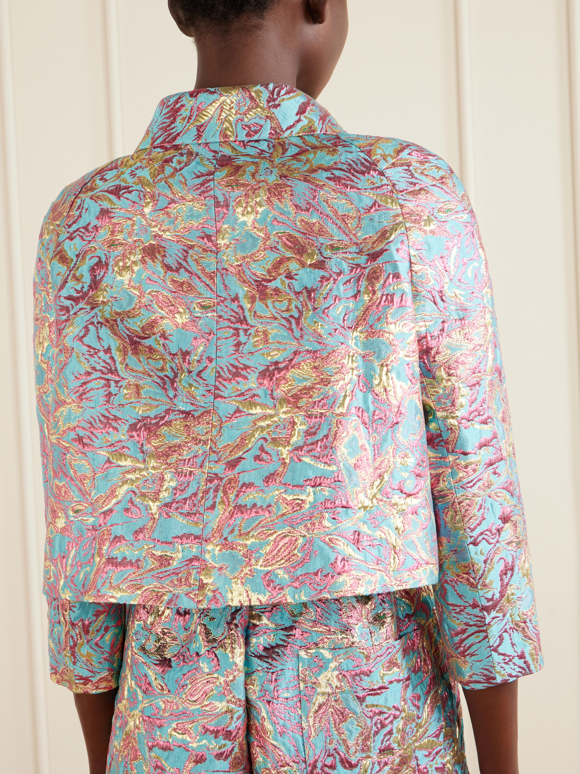 Dries Van Noten - Double-breasted floral-jacquard jacket | Plush