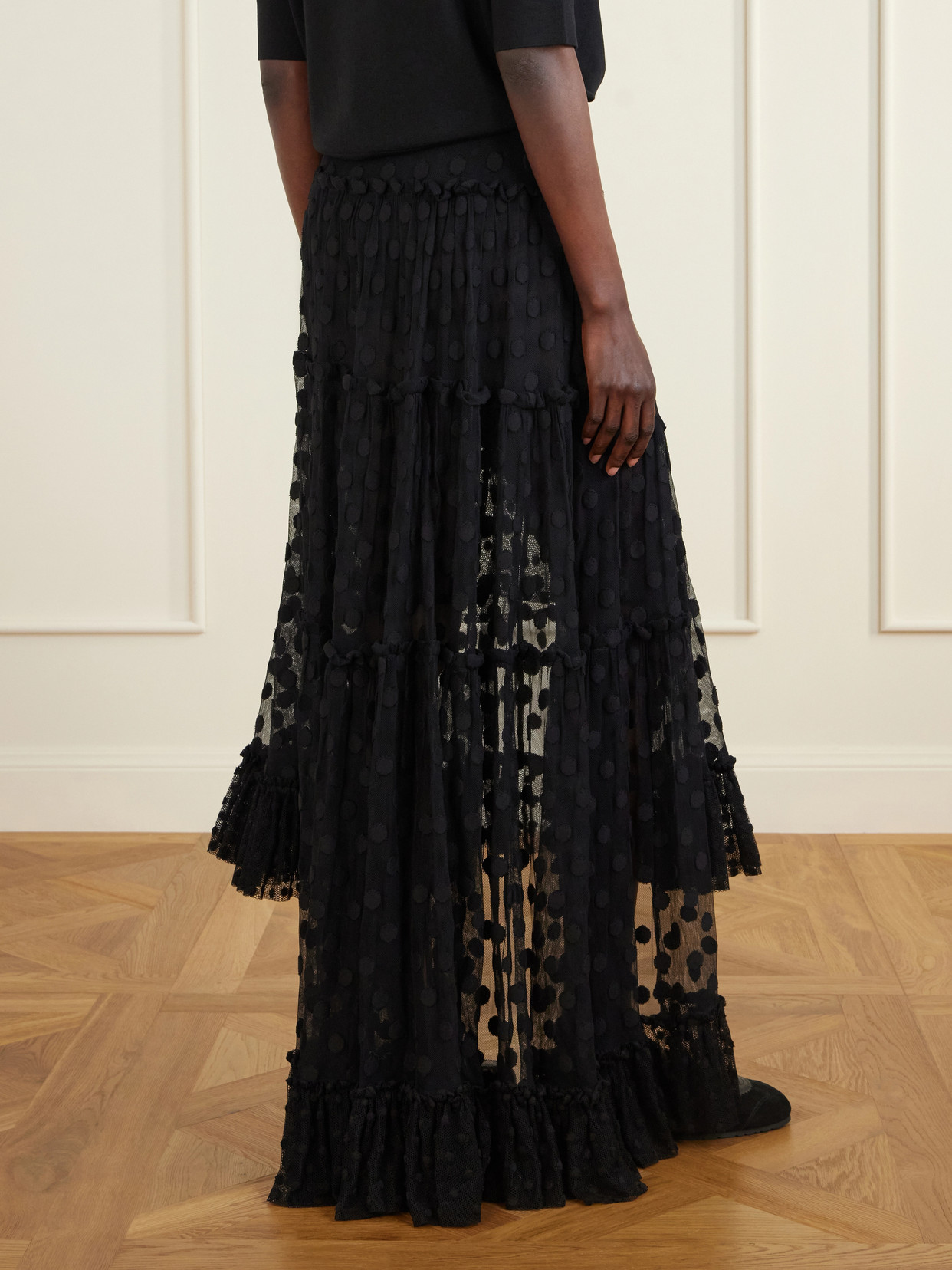 Sunia Embroidered Cotton-Blend Maxi