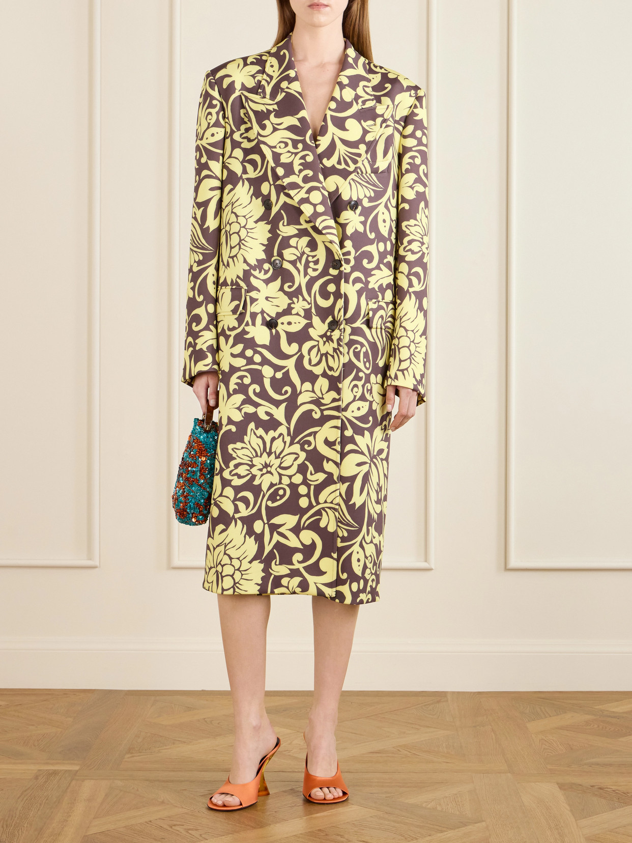 Rosea Oversized Double-Breasted Coat