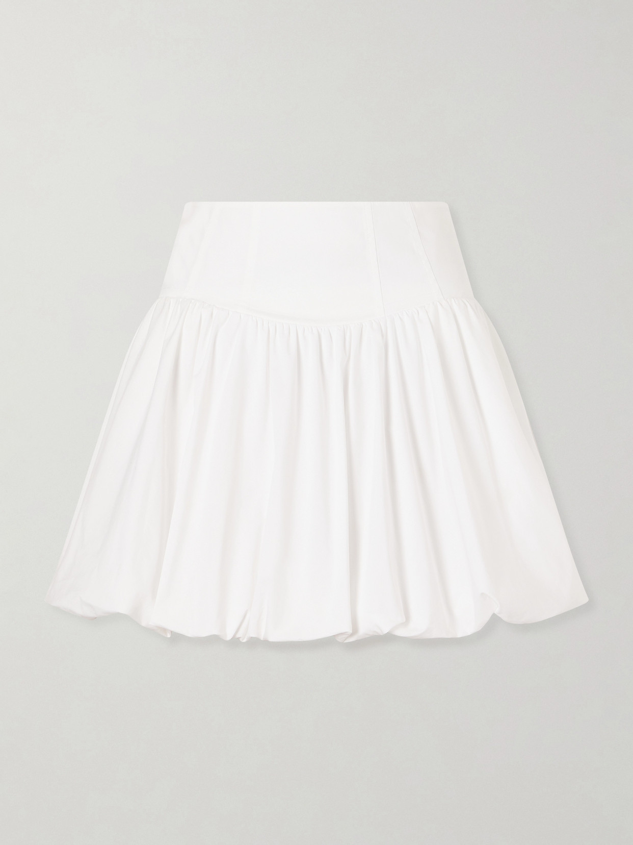 Pippa Pleated Cotton-Blend Poplin Mini