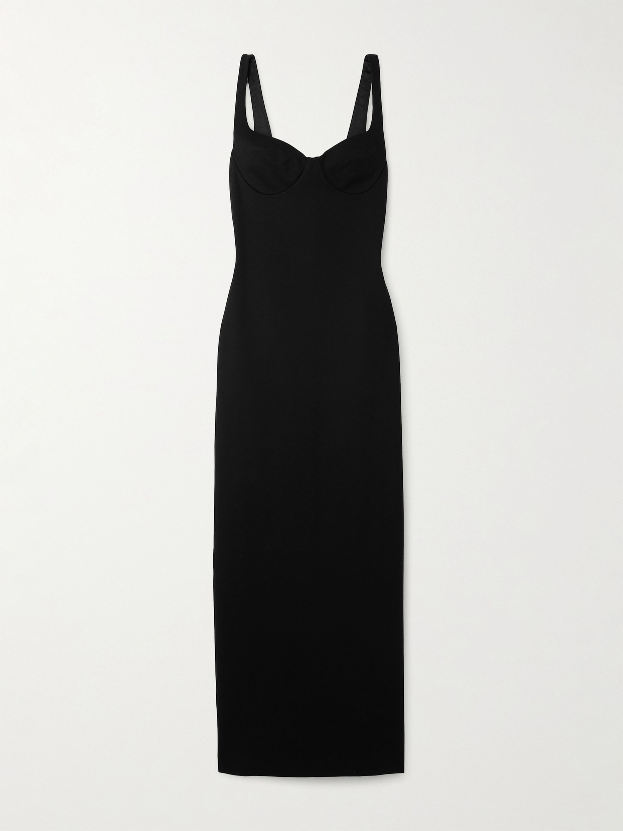 Simkhai Cabot Scuba Maxi Dress In Black