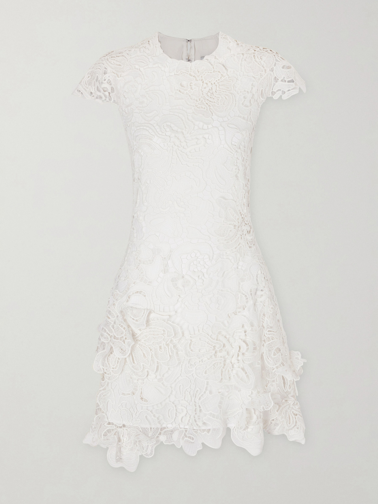 Simkhai Novelle Lace Mini Dress In White