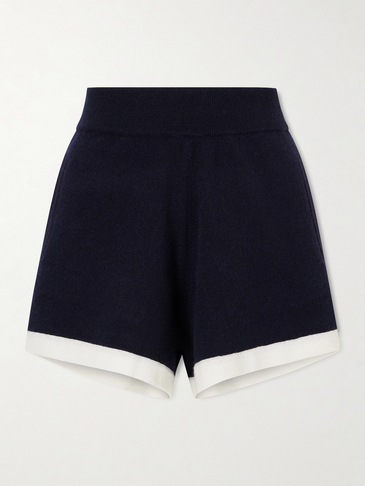 Allude Cashmere Shorts In Blue