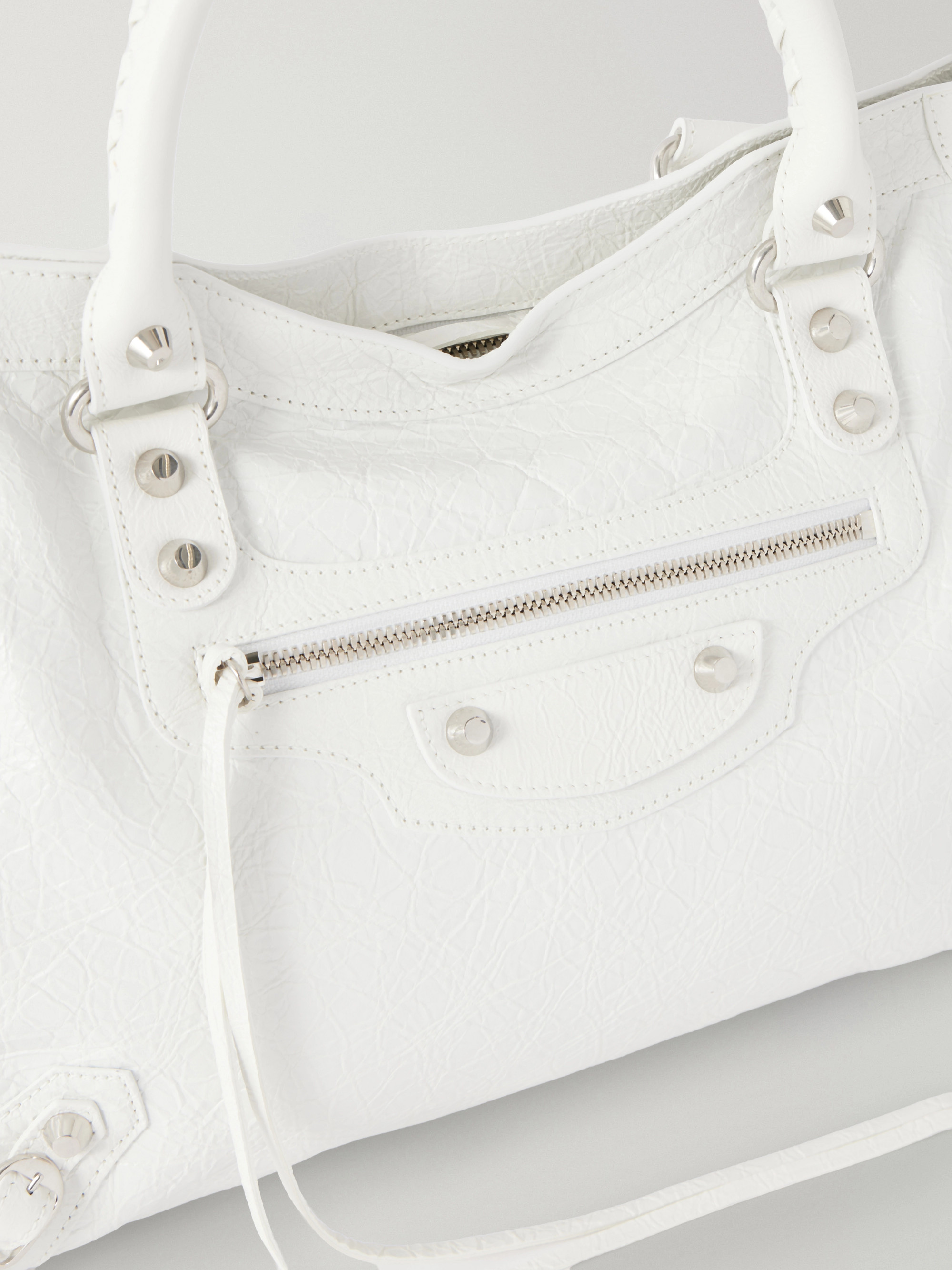 Balenciaga Le City medium embellished leather tote bag