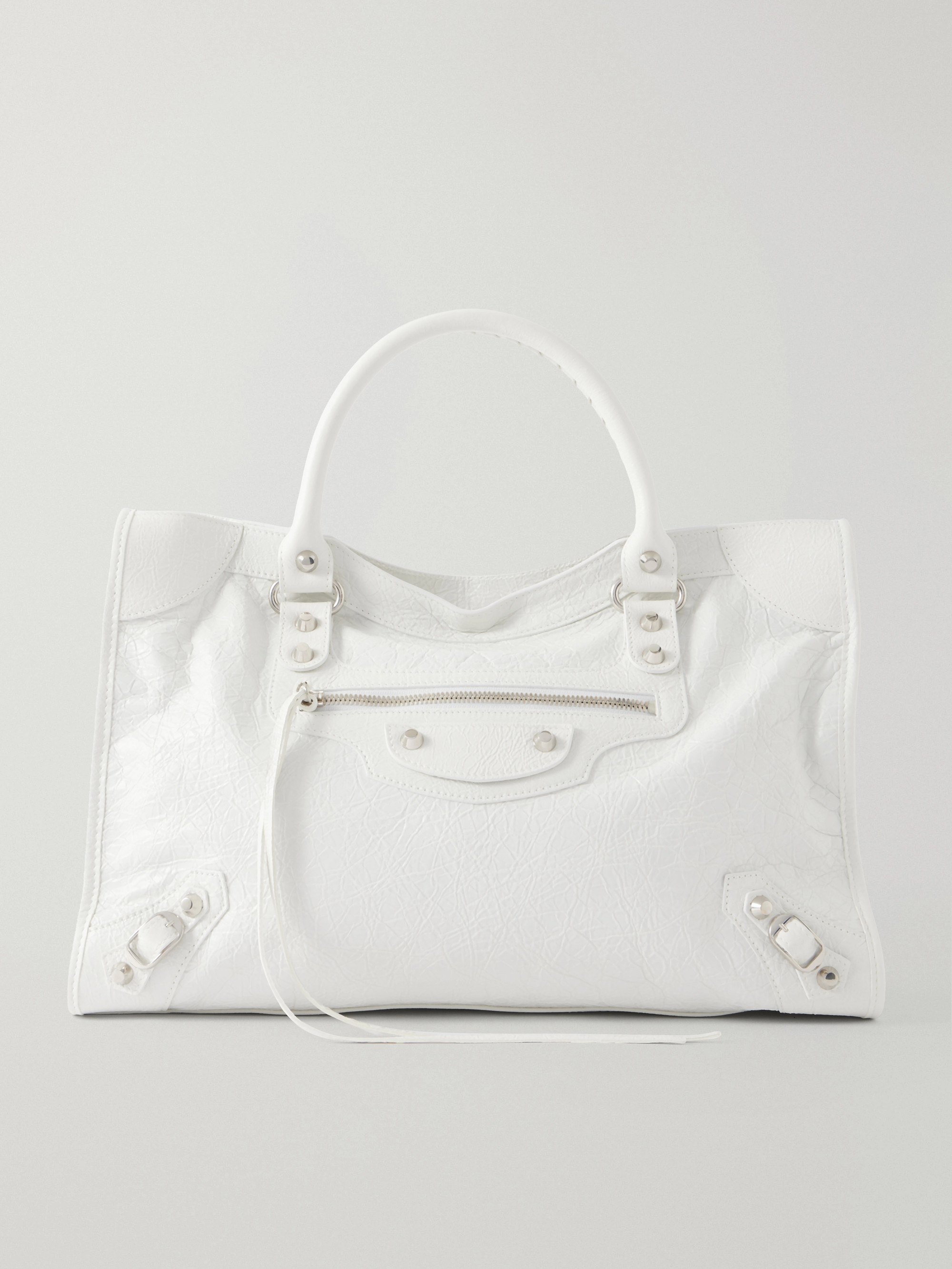 Balenciaga Le City medium embellished leather tote bag