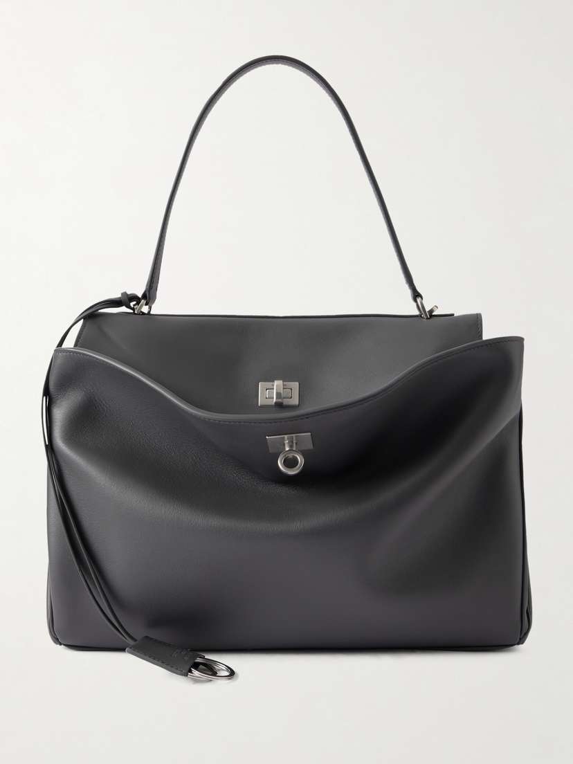 Balenciaga Rodeo Medium Leather Shoulder Bag