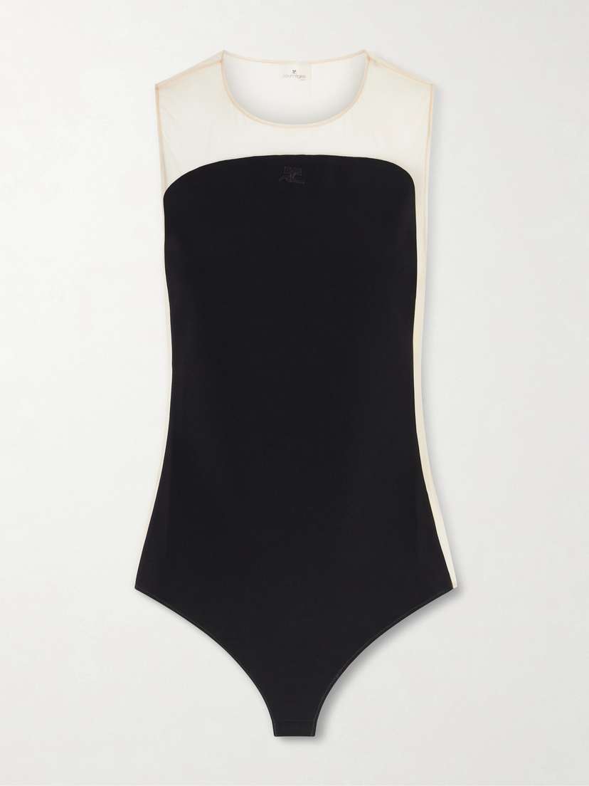 Courreges Illusion Tulle Bodysuit