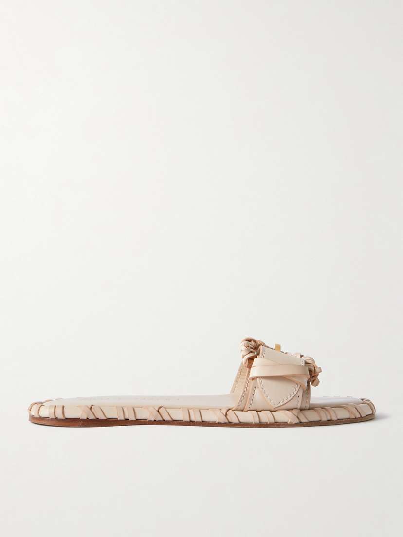 Zimmermann Alchemy Buckled Leather Slides