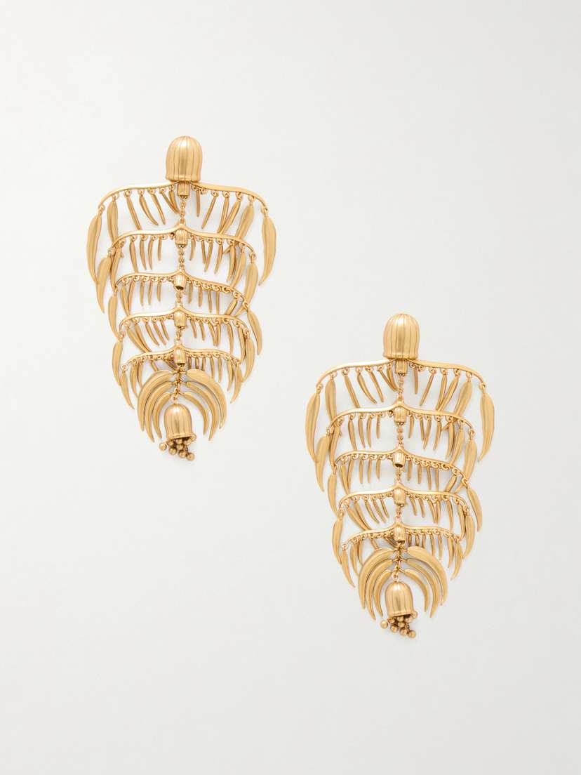 Zimmermann Mira Chandelier Gold-tone Earrings