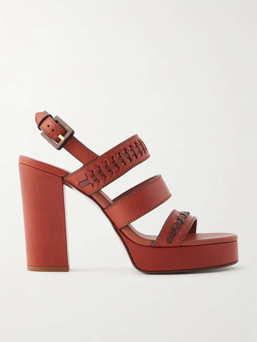 Zimmermann Alchemy Leather Platform Sandals
