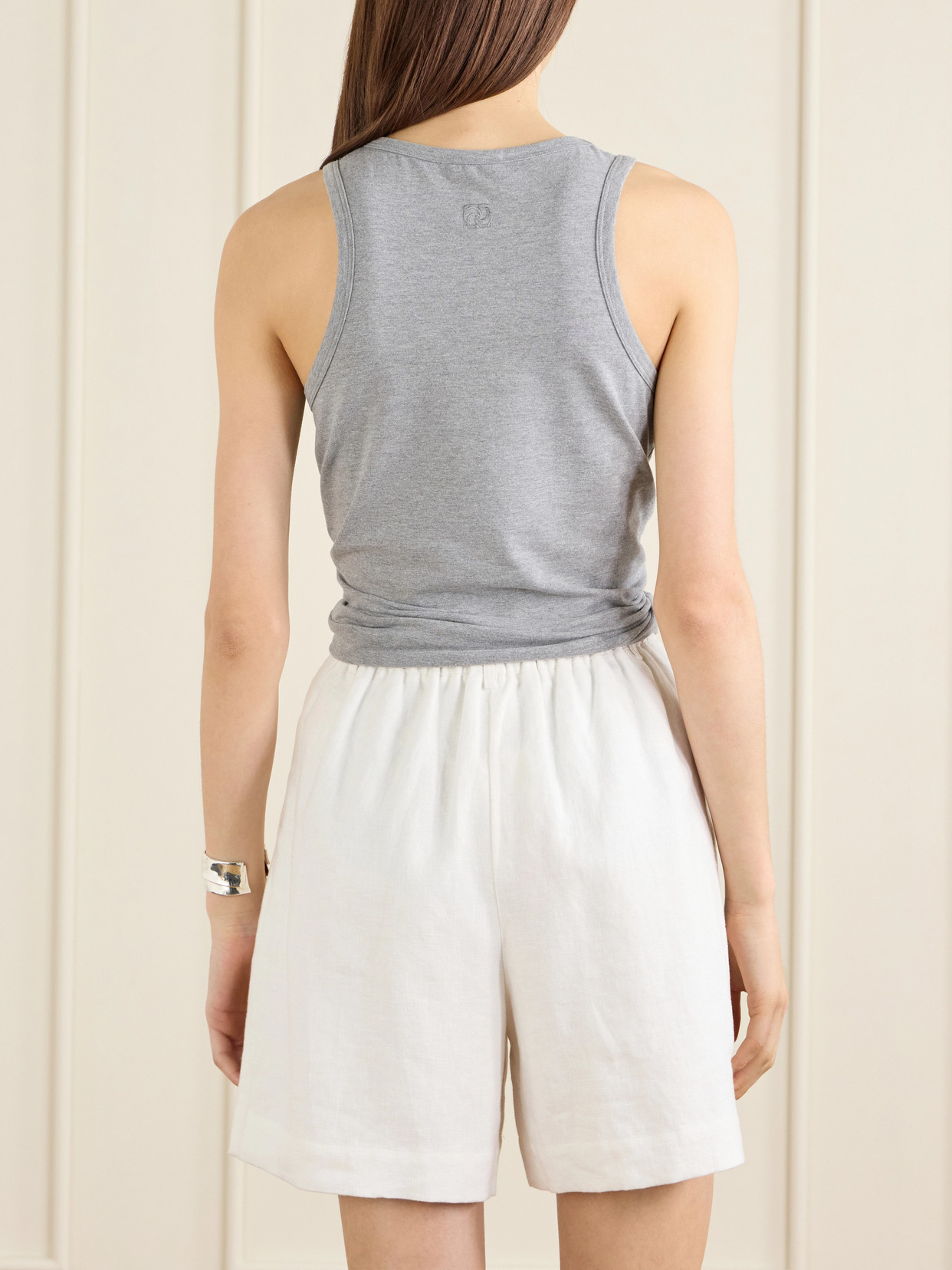 Cotton-Stretch Tank Top