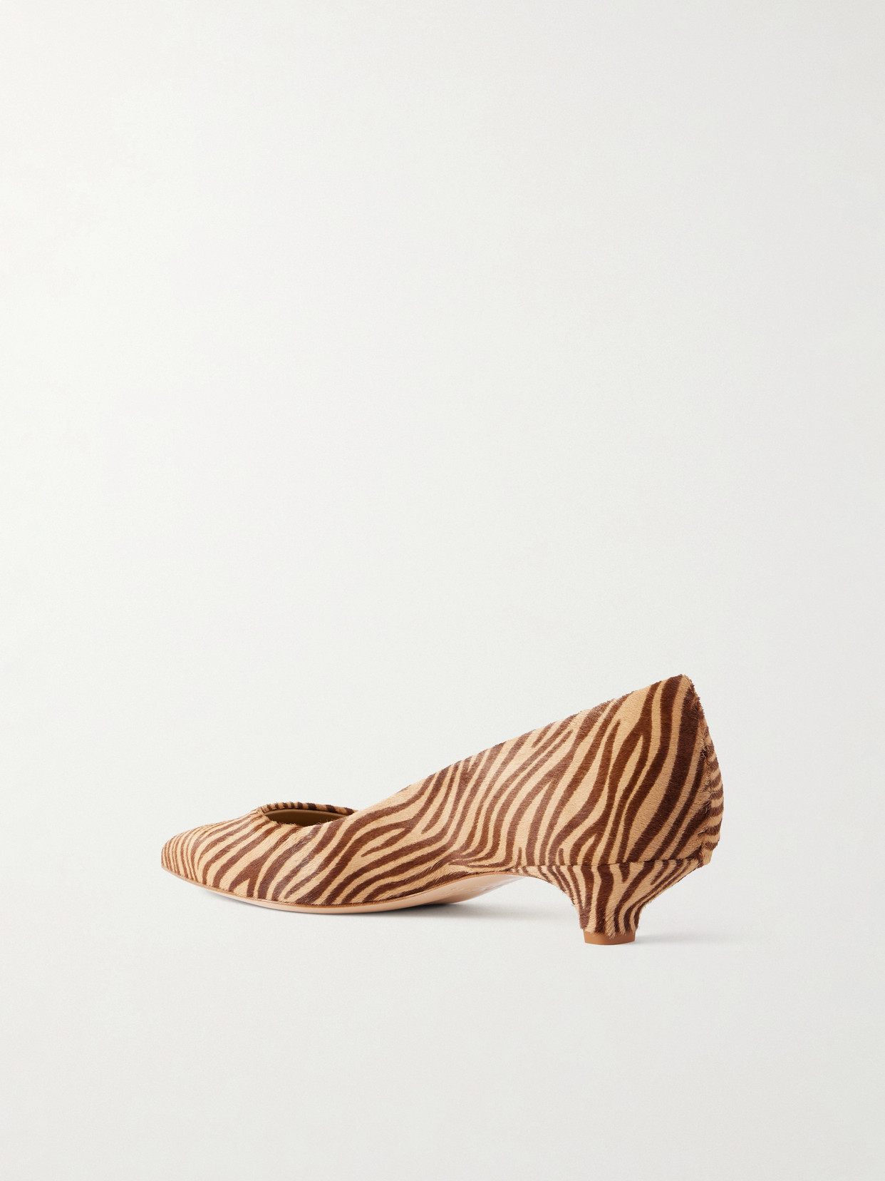 The Kitty Zebra-Print Pumps