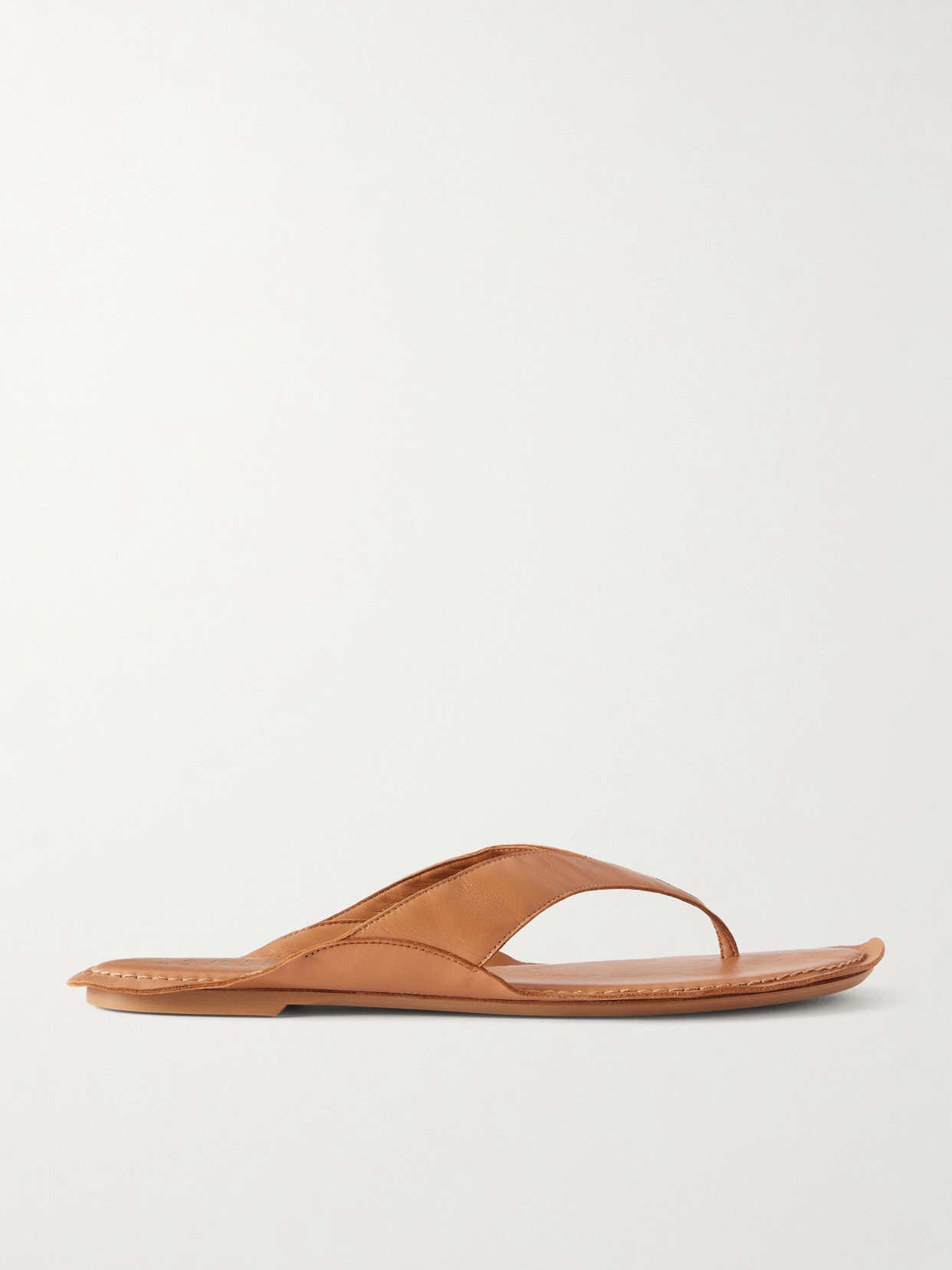 Jamie Haller The San Diego Leather Thong Sandals In Brown