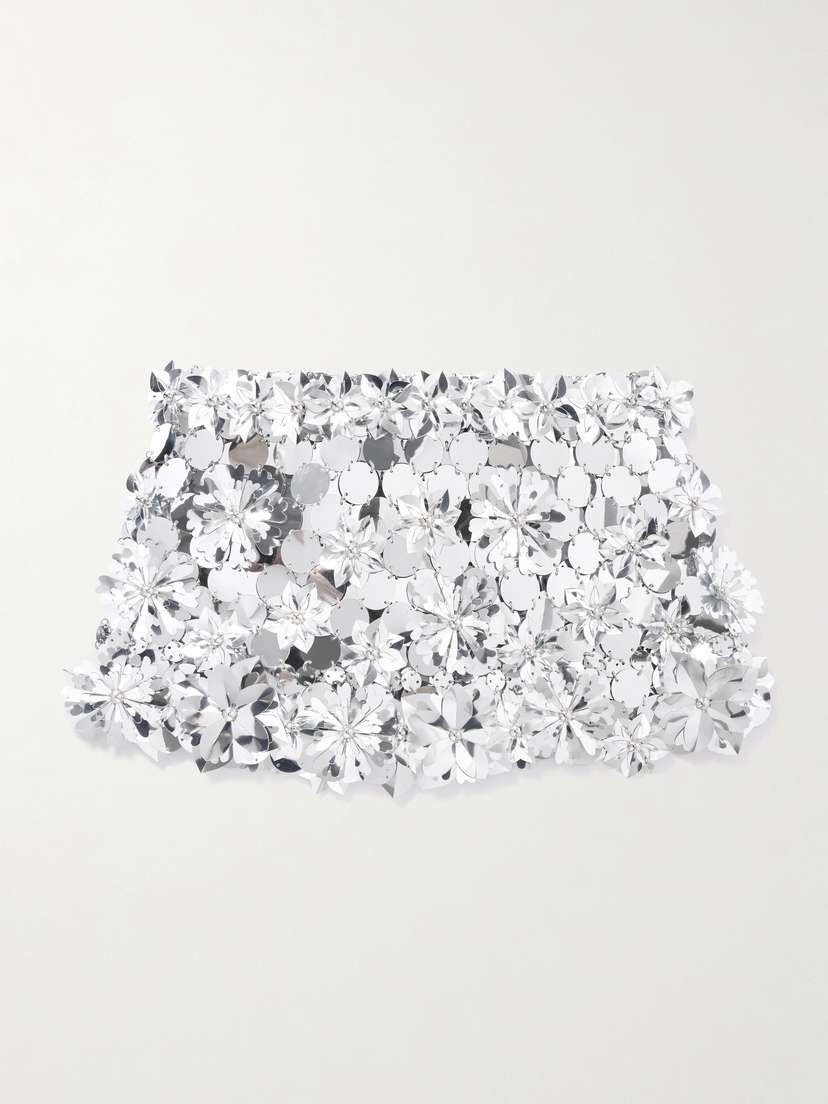 Rabanne Embellished Chainmail Mini Skirt