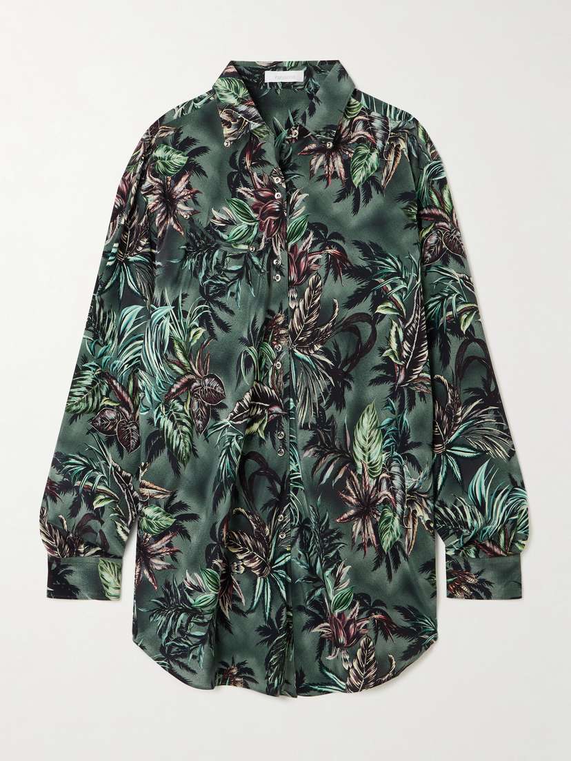 Rabanne Printed Silk Shirt