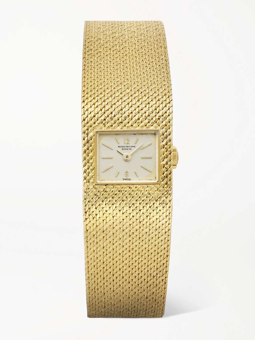 Wind Vintage Pre-owned 1966 Patek Philippe 19mm 18-karat Gold Watch