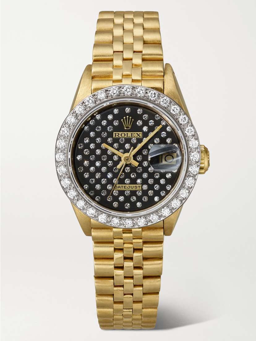 Stephanie Windsor Rolex Vintage 1979 Datejust 26mm Automatic 18-karat Yellow And White Gold And Diamond Watch