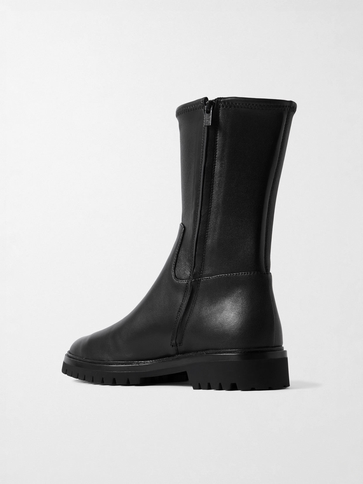 Danny Stretch-Leather Ankle Boots