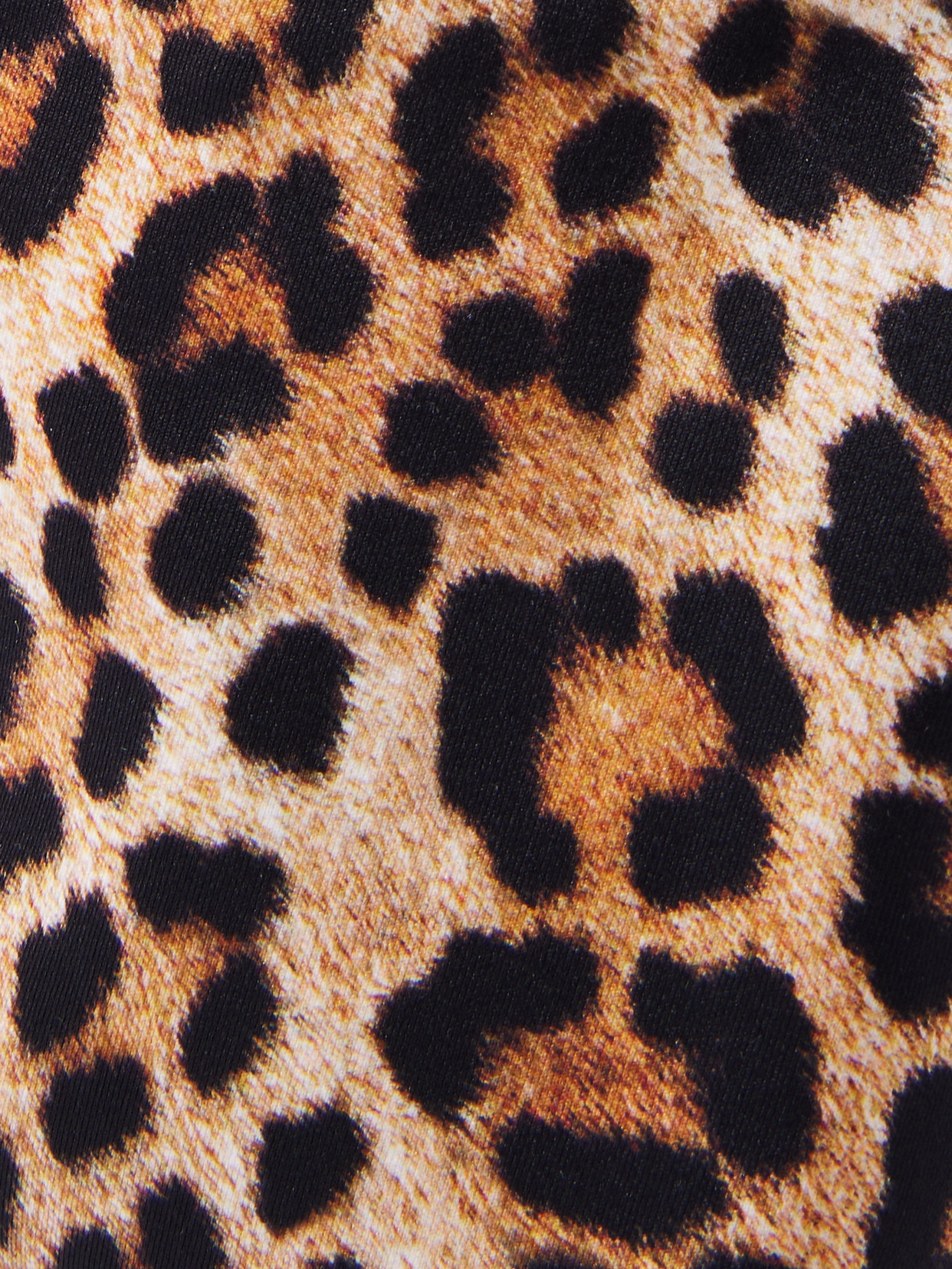 Loeffler Randall Kenzie Leopard-print Jersey Clutch In Animal Print