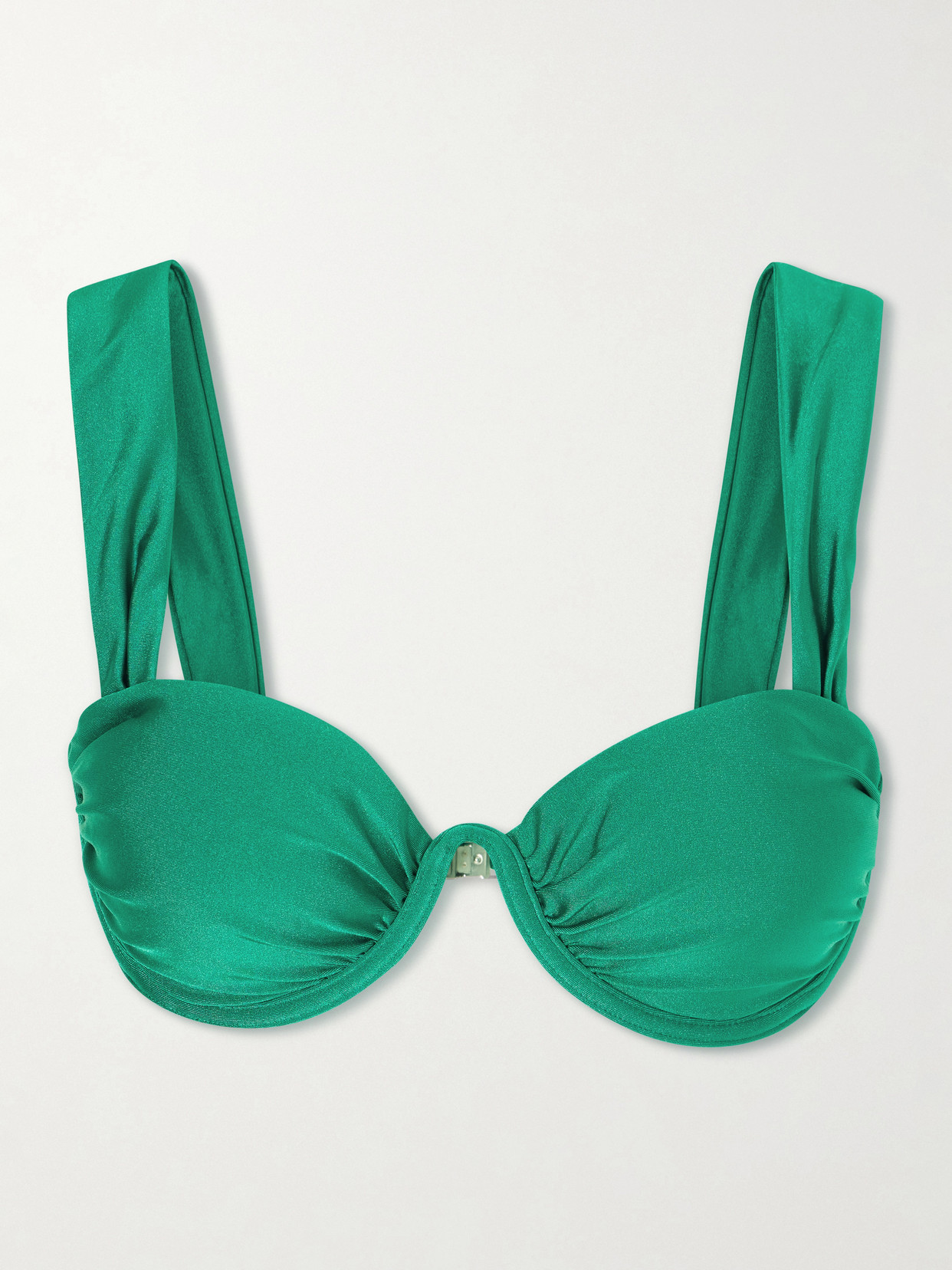 Simkhai Anniston Bikini Top Kelly Green