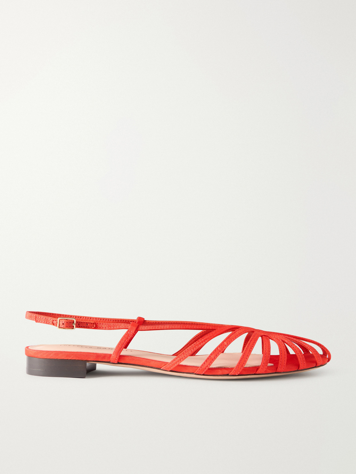 Loeffler Randall Devon Grosgrain Sandals In Red